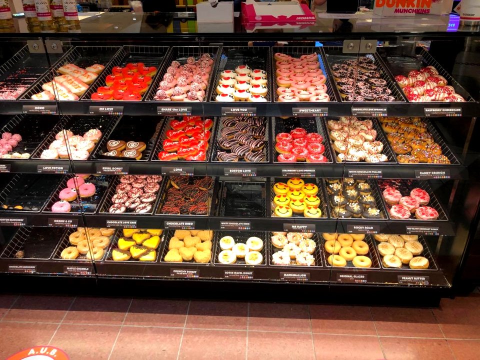 Dunkin' Donuts in Wijnegem Shopping Center (Belgium)