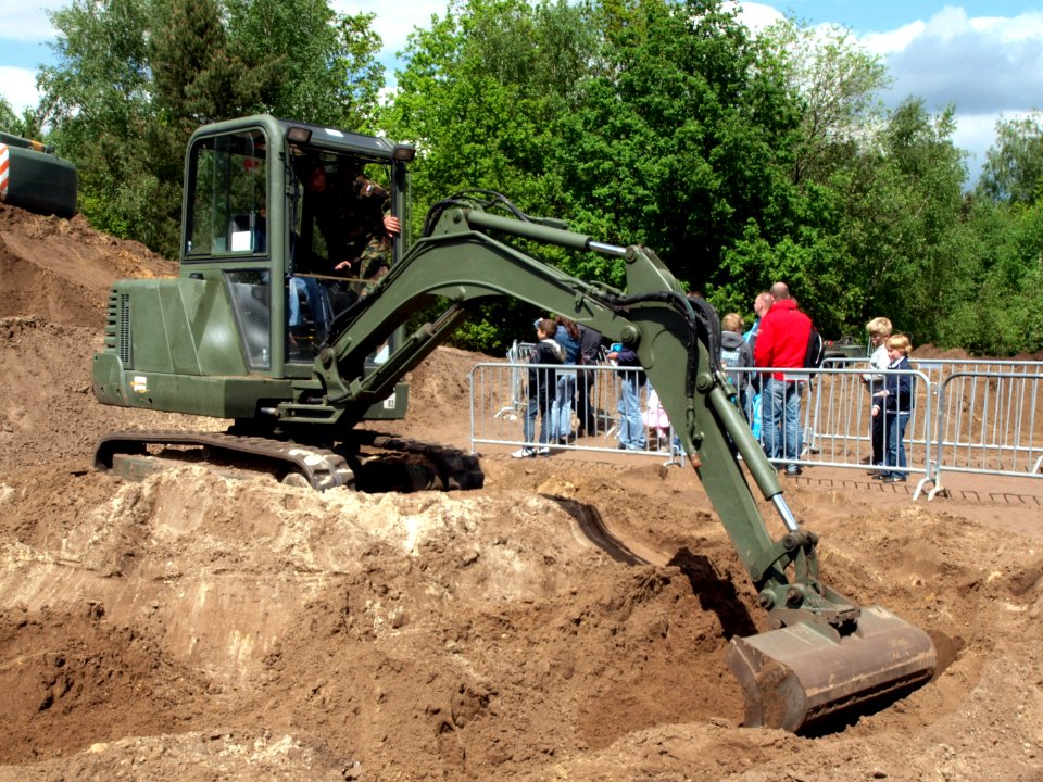 Dutch Army small excavator