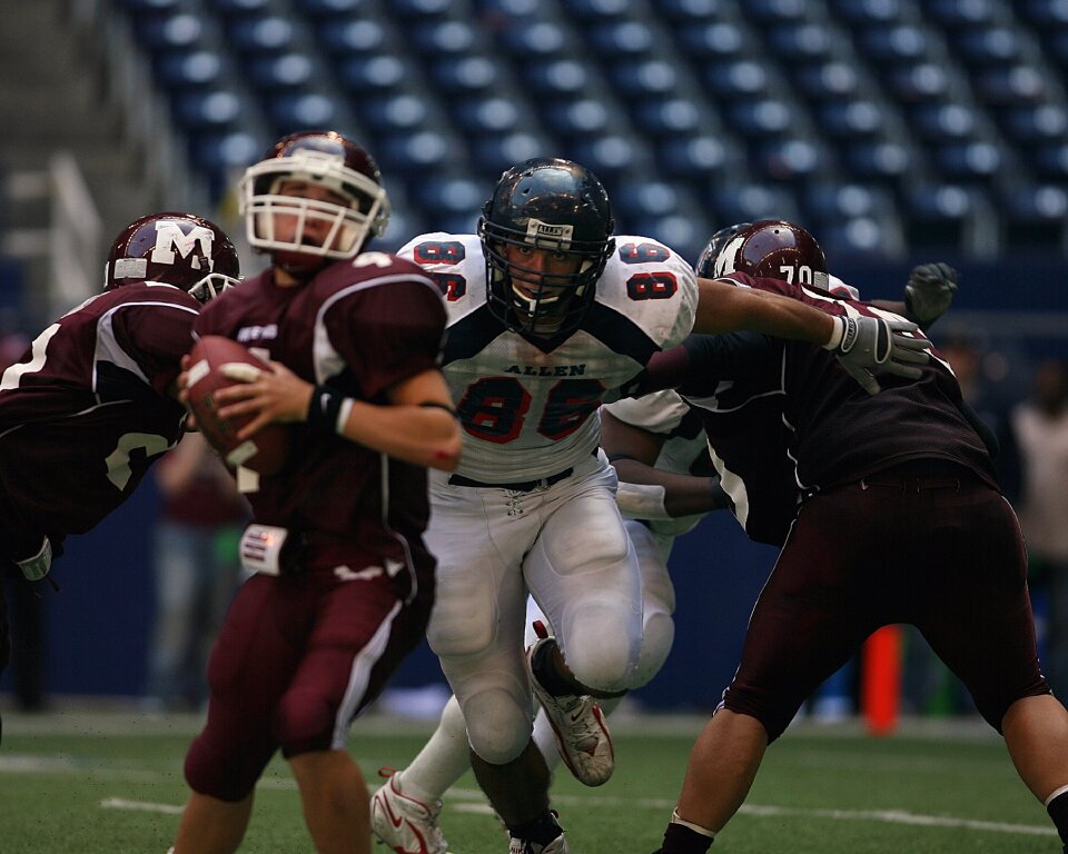 Defender defense football