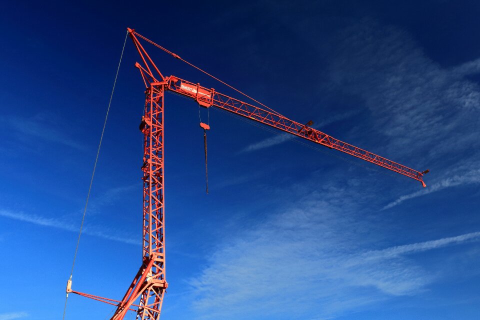 Technology construction work crane boom