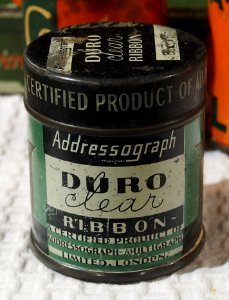 Duro ribbon addressograph blik pic3