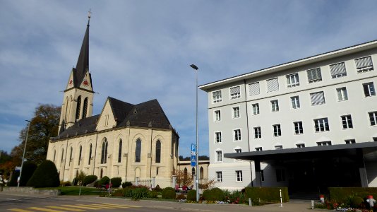 Dussnang Kirche und Kurhaus