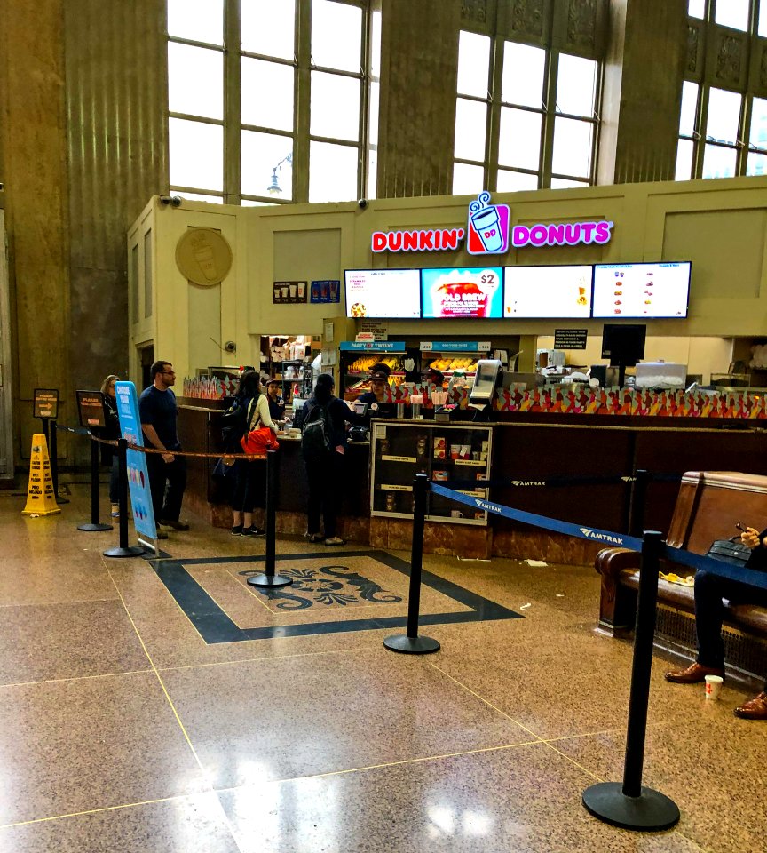 Dunkin Donuts Penn Station Newark NJ
