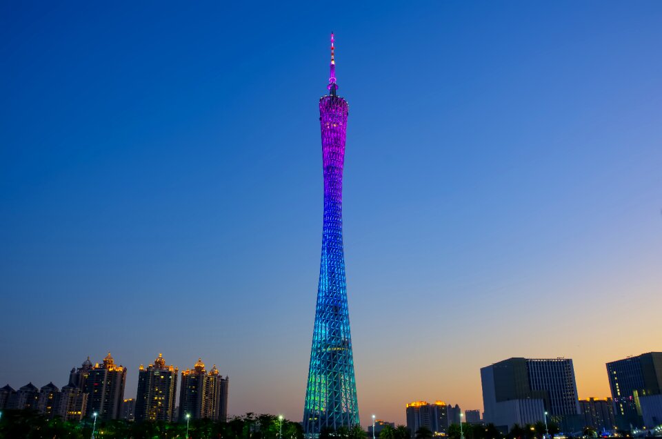 China evening light