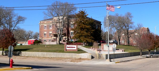 Dundy County, Nebraska courthouse from SE 1