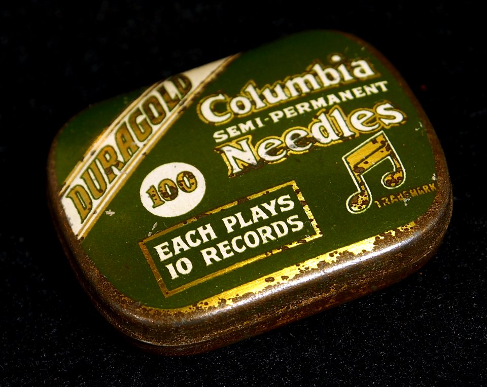 Duragold Columbia Needles tin, pic1