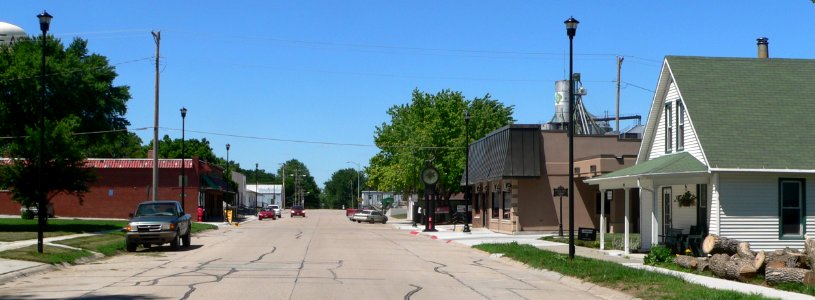 Eagle, Nebraska 4th Street from F 2 photo