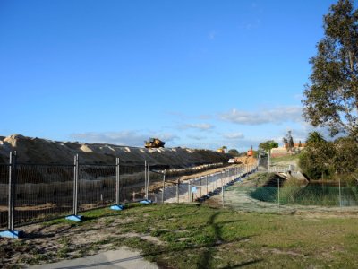 E37 Reid Hwy Malaga Dr interchange construction (22 June 2015) 04
