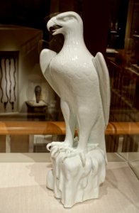 Eagle, Meissen Manufactory, Germany, probably modeled by Johann Gottlieb Kirchner, c. 1733, porcelain - Peabody Essex Museum - DSC07752