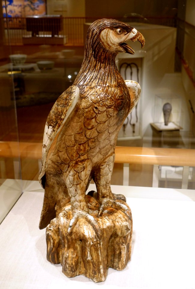 Eagle, Arita ware, Japan, 1680-1700 AD, porcelain - Peabody Essex Museum - DSC07749
