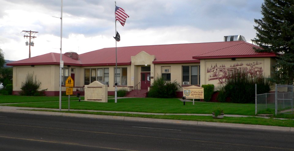 Eagar, Arizona police department from NE 3