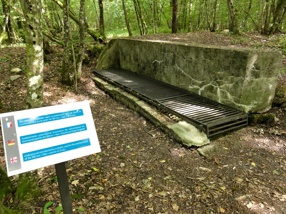 Duzey (Meuse) site du canon allemand 350 mm (03)