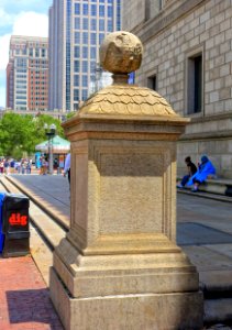 Eagle at Boston Public Library - Boston, MA - DSC06936