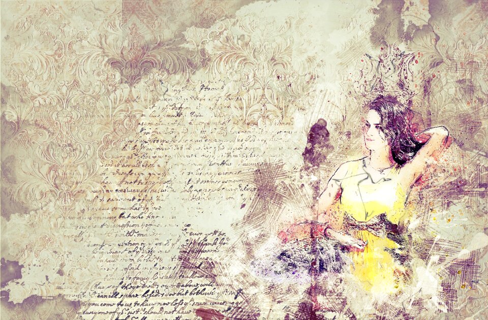Art abstract scrapbooking