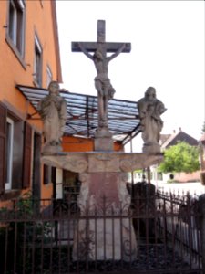 Duttlenheim (Bas-Rhin) calvaire du bourg