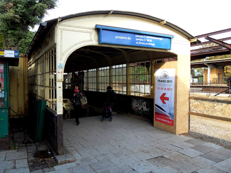 Dworzec Gdańsk Oliwa – wiata tunelu