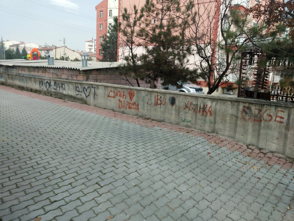 Duvar yazısı konya