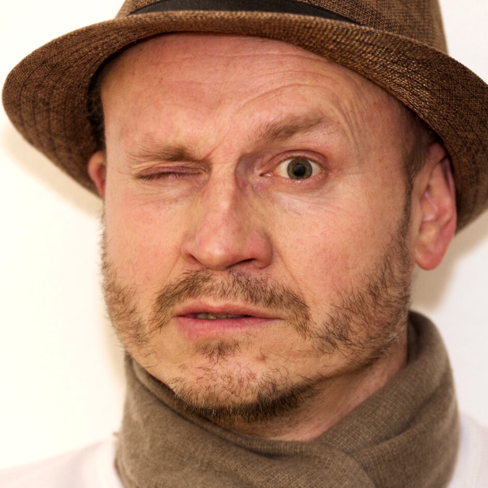 Critical male portrait