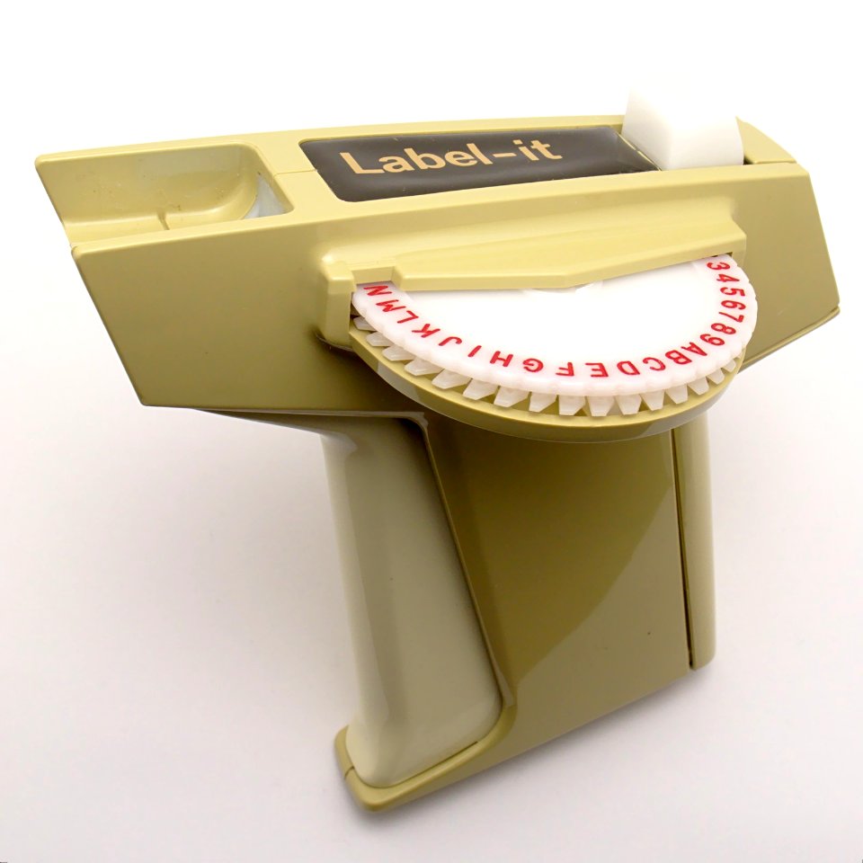Dymo embossing label maker circa 1967
