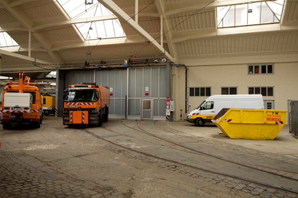 DVB Fahrzeuge im Betriebshof Waltherstraße (2)