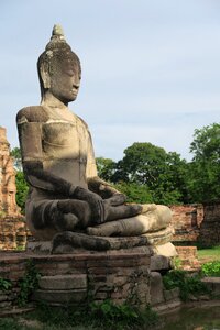 Buddha ruin old temple