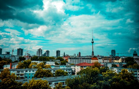 Dom alexanderplatz sky photo