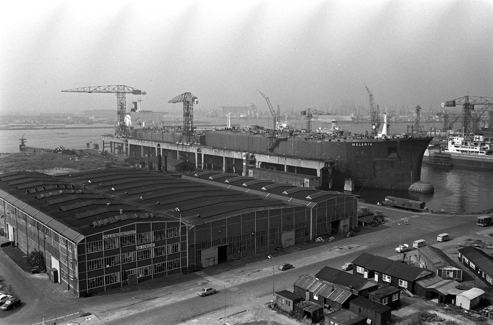 Een overzicht van het scheepsbouwterrein, Bestanddeelnr 921-6626