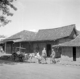 Een sado in een kampong, Bestanddeelnr 255-8341