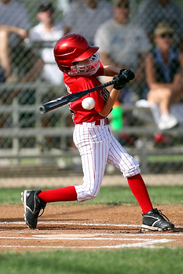 Ball hitter little league photo