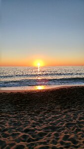 Sunset landscape beach