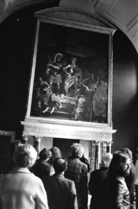 Een van de tentoongestelde schilderijen, Bestanddeelnr 927-9719