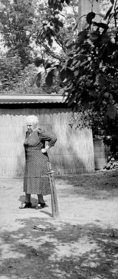 Een vrouw, misschien van de moeder van Van de Poll, Bestanddeelnr 191-1103