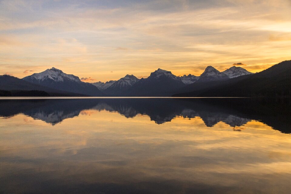 Sunrise panorama scenic