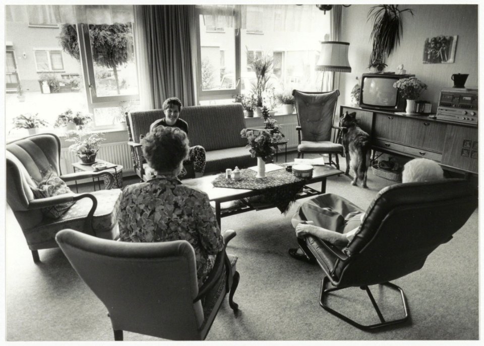 Een woning in het Anton Pieckhofje, een woonomgeving voor dementerende ouderen