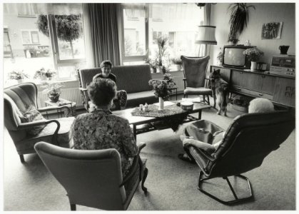 Een woning in het Anton Pieckhofje, een woonomgeving voor dementerende ouderen
