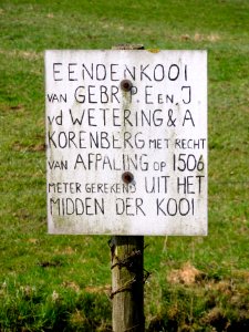 Eendenkooi Polder Oosterwolde