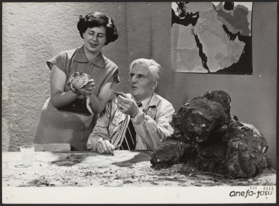 Eerste AVRO televisie-uitzending. In het eerste AVRO programma, getiteld Televiz, Bestanddeelnr 034-0444