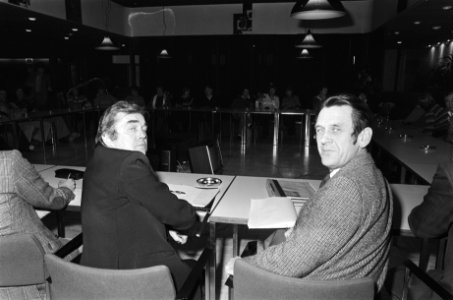 Eerste bespreking in Zeist van Ernst Happel met Nederlands elftal selectie voor, Bestanddeelnr 929-5610