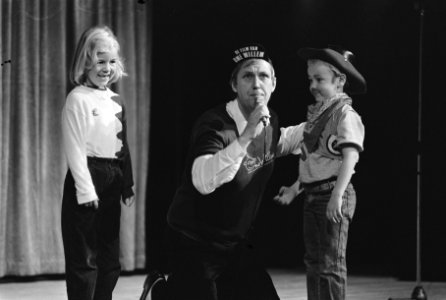 Edwin Rutten in zijn rol als Ome Willem in het kindertelevisieprogramma De film , Bestanddeelnr 933-1333