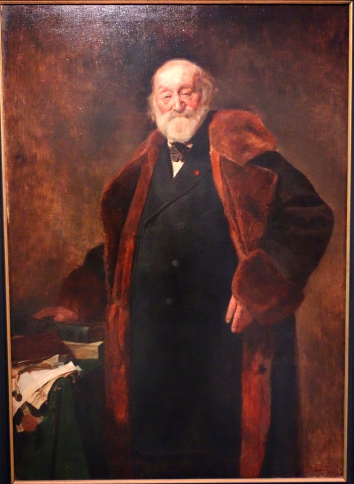 Edward Van Even, city archivist, by Omer Dierickx (1862-1939), 1903 - Museum M - Leuven, Belgium - DSC05303