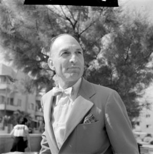 Edward A. Norman van Macy's N.Y. tijdens zijn bezoek aan Israel in 1949 als pres, Bestanddeelnr 255-1441