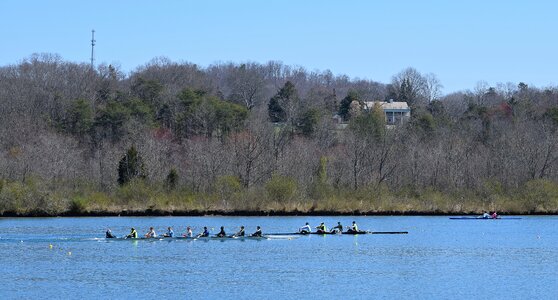 Rowing sport clinch river