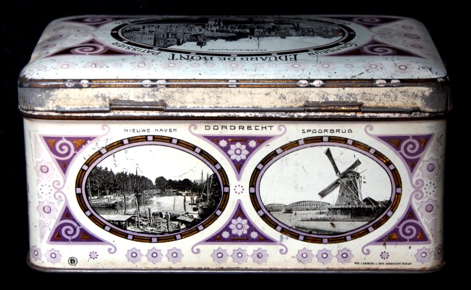 Eduart de Bont, Bagijnhof 2, Dordrecht, koekblik, foto 6