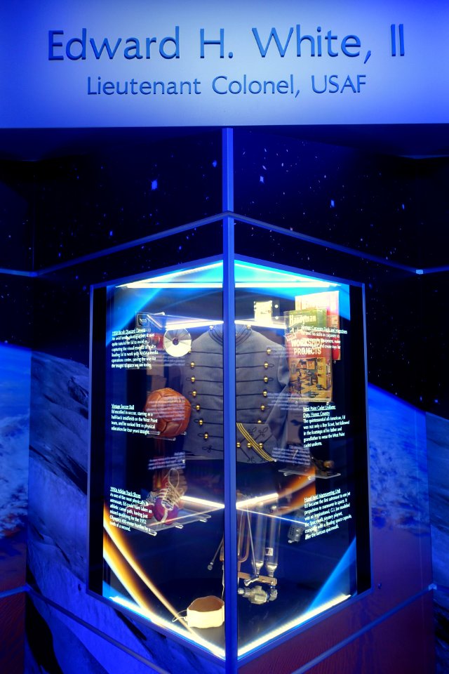 Edward Higgins White memorial - Kennedy Space Center - Cape Canaveral, Florida - DSC02846