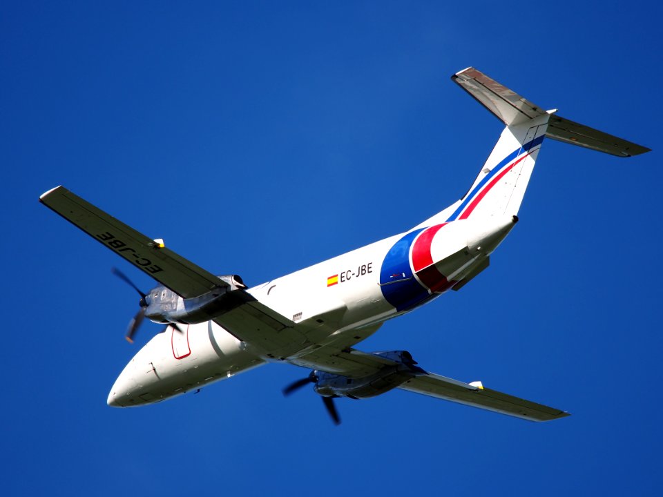 EC-JBE Swiftair Embraer EMB-120FC Brasilia takeoff from Schiphol (AMS - EHAM), The Netherlands, 11june2014, pic-4