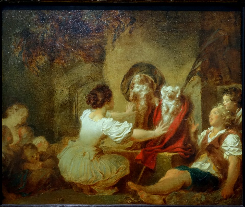 Education is Everything, by Jean-Honore Fragonard, 1775-1780, oil on canvas - Museu de Arte de São Paulo - DSC07184