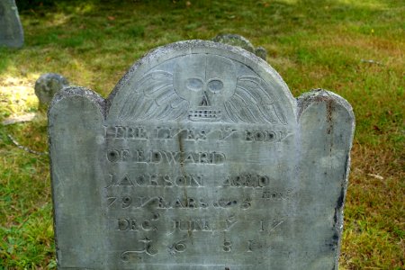 Edward Jackson detail - East Parish Burying Ground - Newton, MA - DSC07295