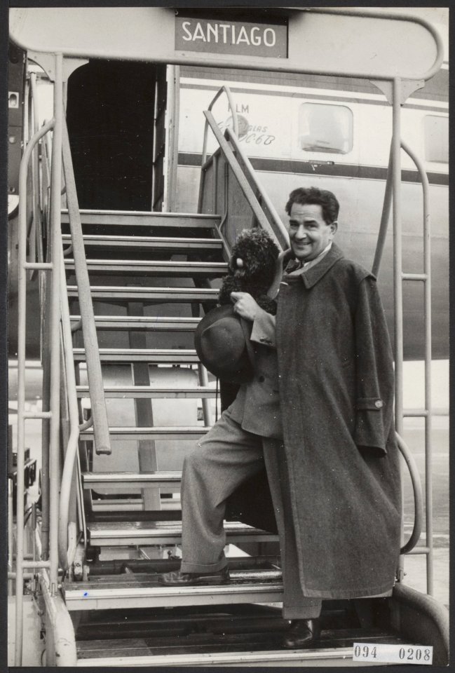 Eduard van Beinum, dirigent van het Concertgebouworkest naar Zuid-Amerika vertr…, Bestanddeelnr 094-0208