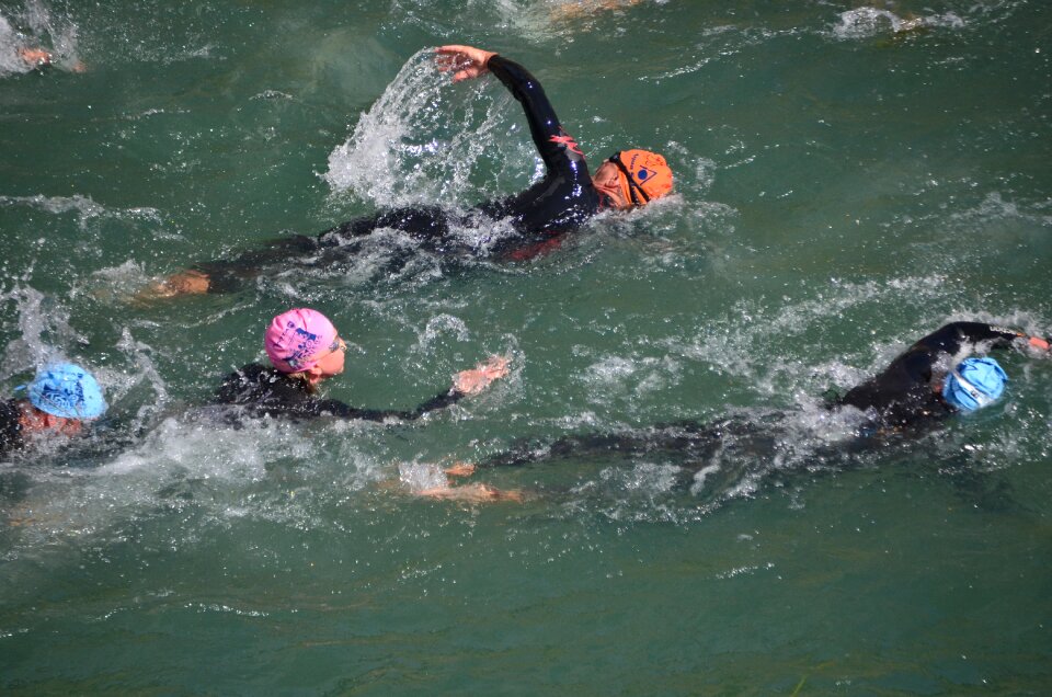 Swimming sport triathlon