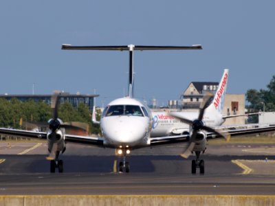 EC-JBE Swiftair Embraer EMB-120FC Brasilia - cn 120013 taxiing 18july2013 pic-001